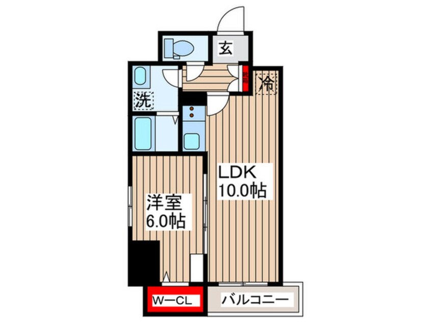 間取図 E.ステージ新御徒町