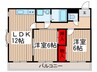 プラザインフィニティ－ 2LDKの間取り