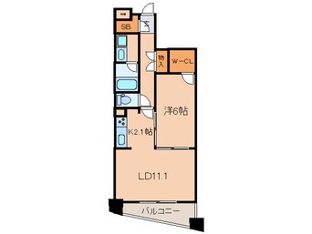 間取図 プライムアーバン日本橋大伝馬町