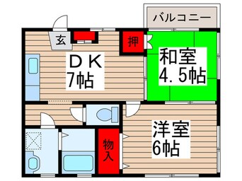 間取図 パルメゾンＡ棟