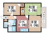 シティパレス 3DKの間取り