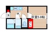 カインドネス稲毛 1Kの間取り