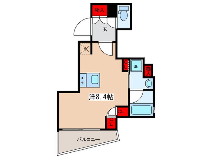間取り図 ザ・パークハビオ赤羽