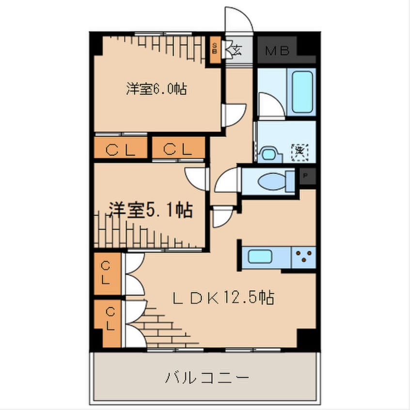 間取図 フォーレスト北綾瀬Ⅰ