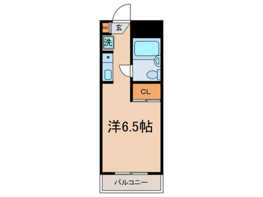 間取図 エルスタンザ千早