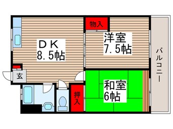 間取図 ヴィラ白幡