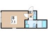 GRANT北日暮里 1Kの間取り