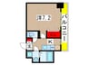 Ｌａ　Ｄｏｕｃｅｕｒ　千葉中央 1Kの間取り