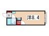 Ｋハイツ 1Rの間取り