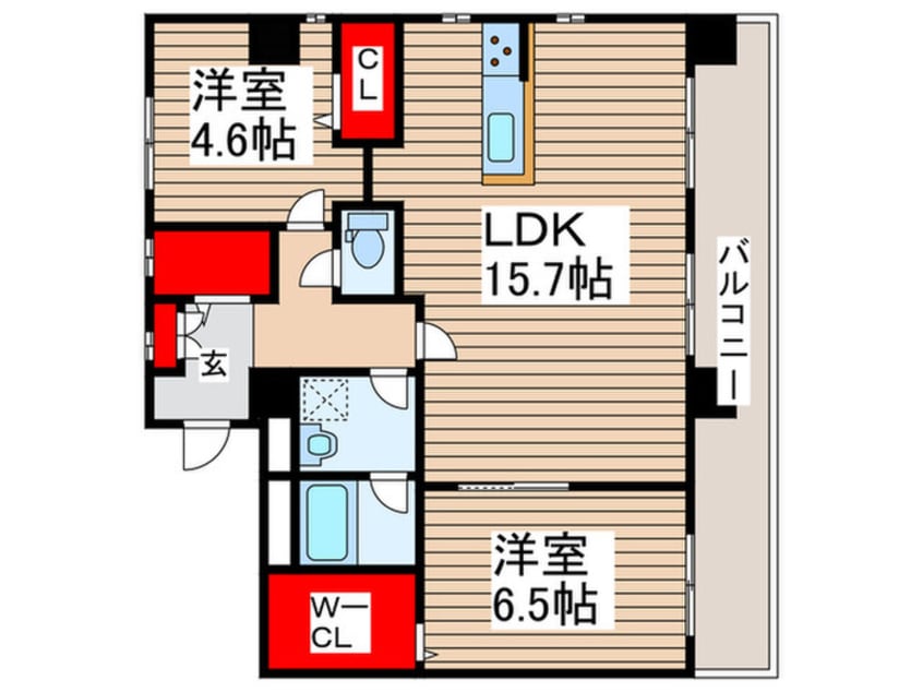 間取図 オアシスG棟