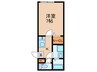 サニーブリーズ板橋 1Kの間取り