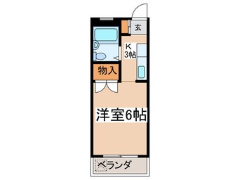 間取図 コ－ポ小荷田