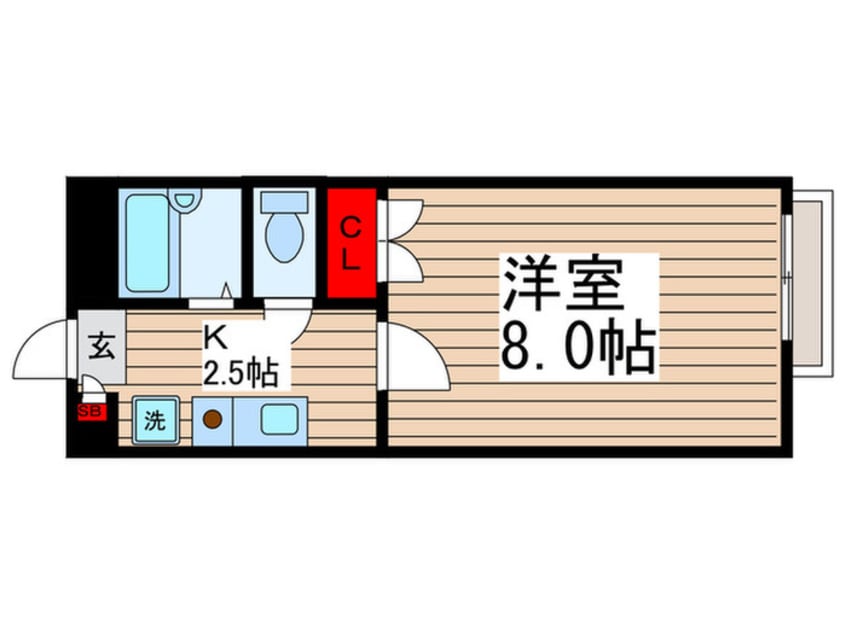 間取図 リリックコ－ト鎌倉