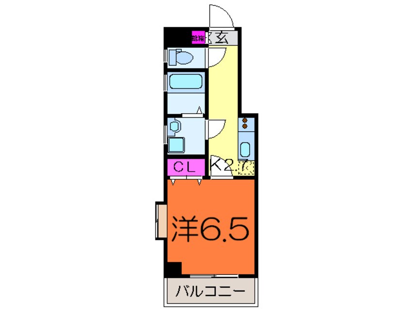 間取図 カ－サ巴南蔵院Ⅲ