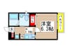 Axis Funabashi 1Kの間取り