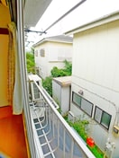 室内からの展望 河内荘