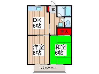 間取図 シティシャトレ美久仁