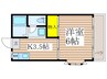グランデュ－ルゆめの樹 1Kの間取り