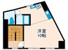 エスパシオ町屋 1Rの間取り
