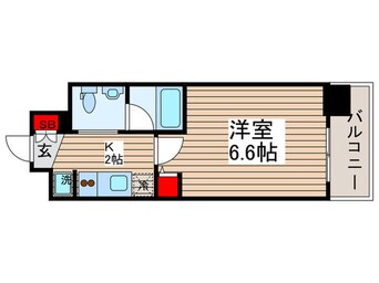 間取図 ダフィット門前仲町
