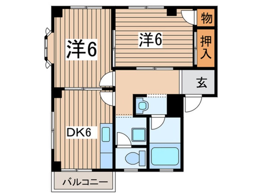 間取図 エフ・ティ－ハイツ