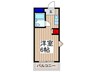 ウィンベルソロ川越第6(501) 1Rの間取り