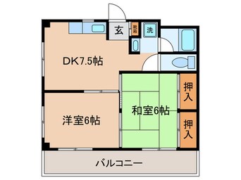 間取図 サンハイツ梶山