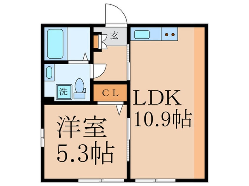 間取図 LiveFlat中野鷺宮