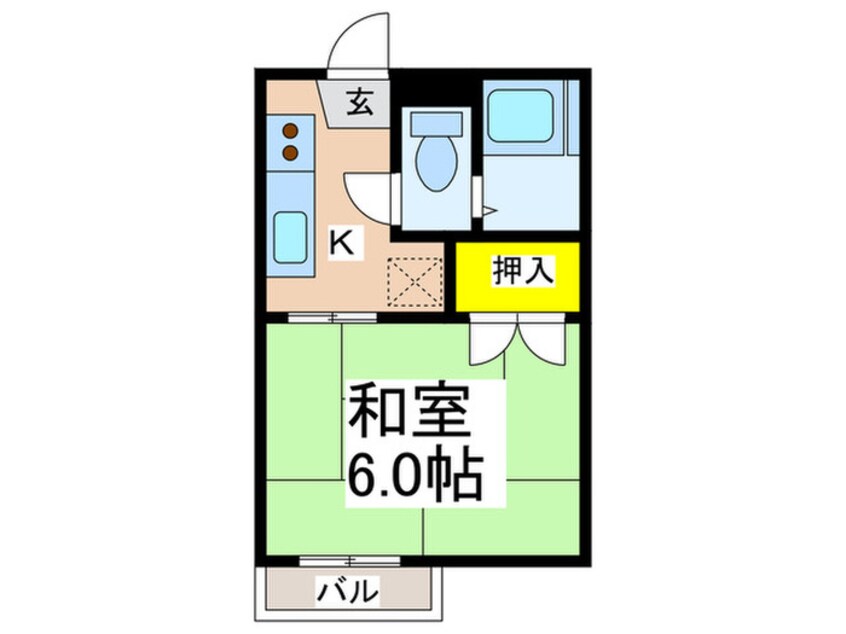 間取図 フォーブル三上