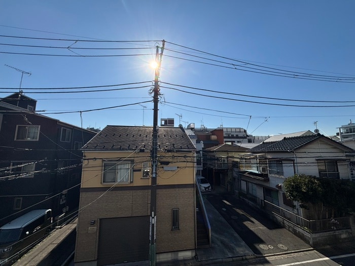 室内からの展望 ベルヴィル日吉