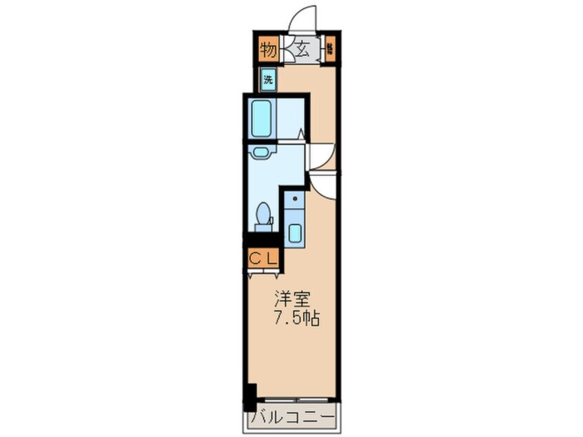 間取図 フレグランス川崎