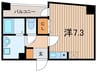 フレグランス川崎 1Rの間取り