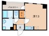 フレグランス川崎 1Rの間取り
