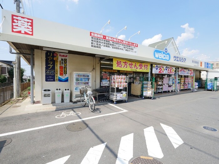 ウェルシア鶴ヶ島藤金店(ドラッグストア)まで400m 鶴ヶ島市藤金貸家1