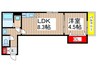 ＡＪ船橋 1LDKの間取り