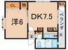 公団伊藤町住宅（２０３） 1DKの間取り