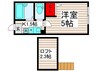 ノーザンロード西新井 1Kの間取り