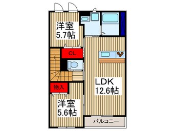 間取図 ルミナスハイム３４６