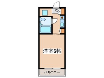 間取図 ﾎｰﾕｳｺﾝﾌｫﾙﾄ相模原(303)