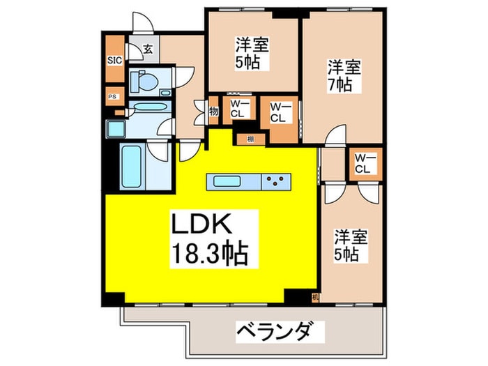 間取り図 ブランズ西荻南三丁目(1401)