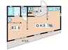 ＴＯＫＩＷＡＳＯ 1DKの間取り