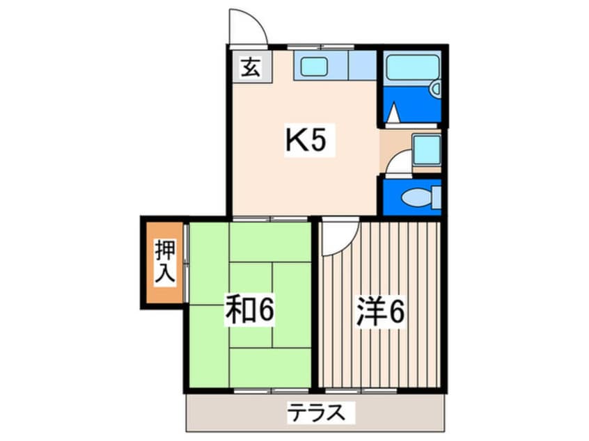間取図 サンハイツ