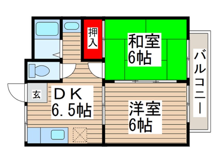 間取図 恩田コーポ