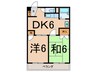 木曽屋第三ビル 2DKの間取り