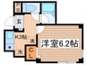 アネックス  スギモト 1Kの間取り