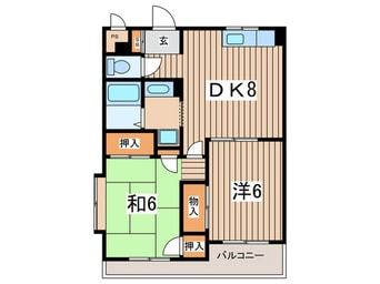 間取図 パ－クヒルズ三ツ境