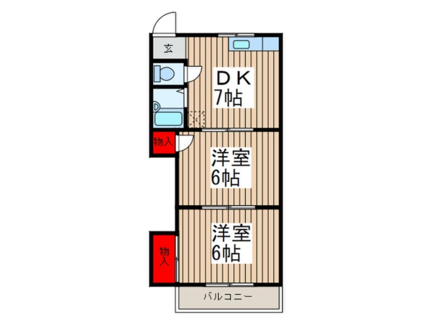 間取図 ブライトアサカ