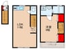 サザンクロス板橋 1LDKの間取り