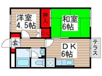 間取図 メゾネットプラザ南柏２号棟