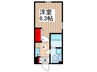 仮)レピュア北千住レジデンスⅢ 1Kの間取り